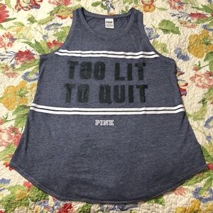 Size L NIP PINK Muscle Tank Top